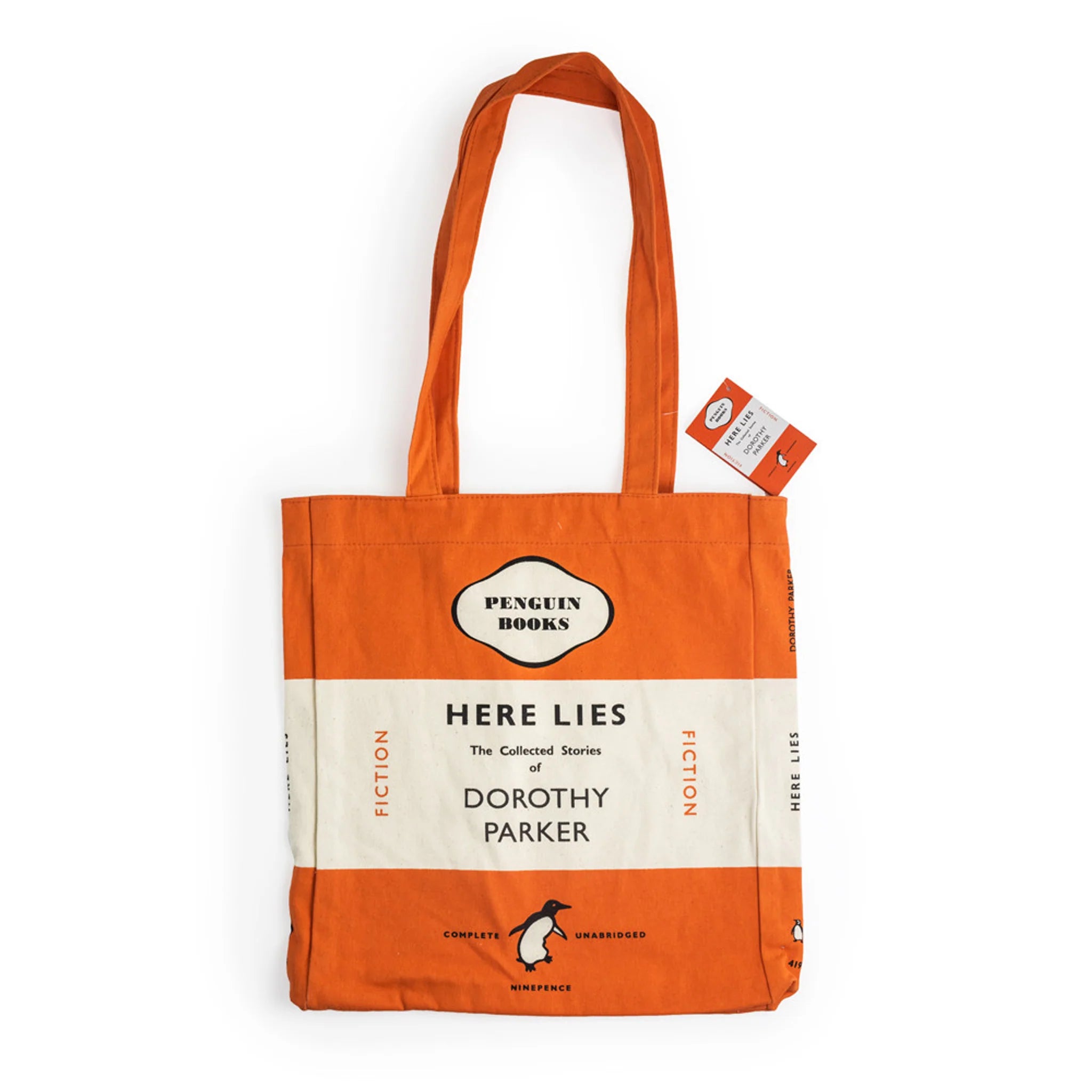 Penguin Tote Bag: Here Lies