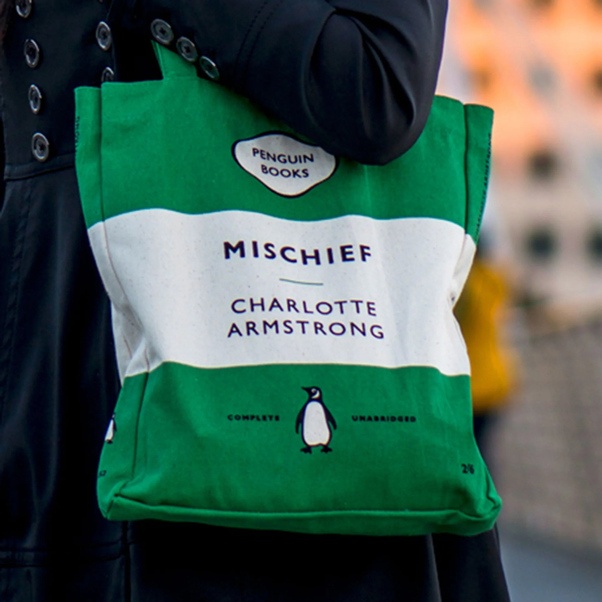 Penguin Tote Bag: Mischief