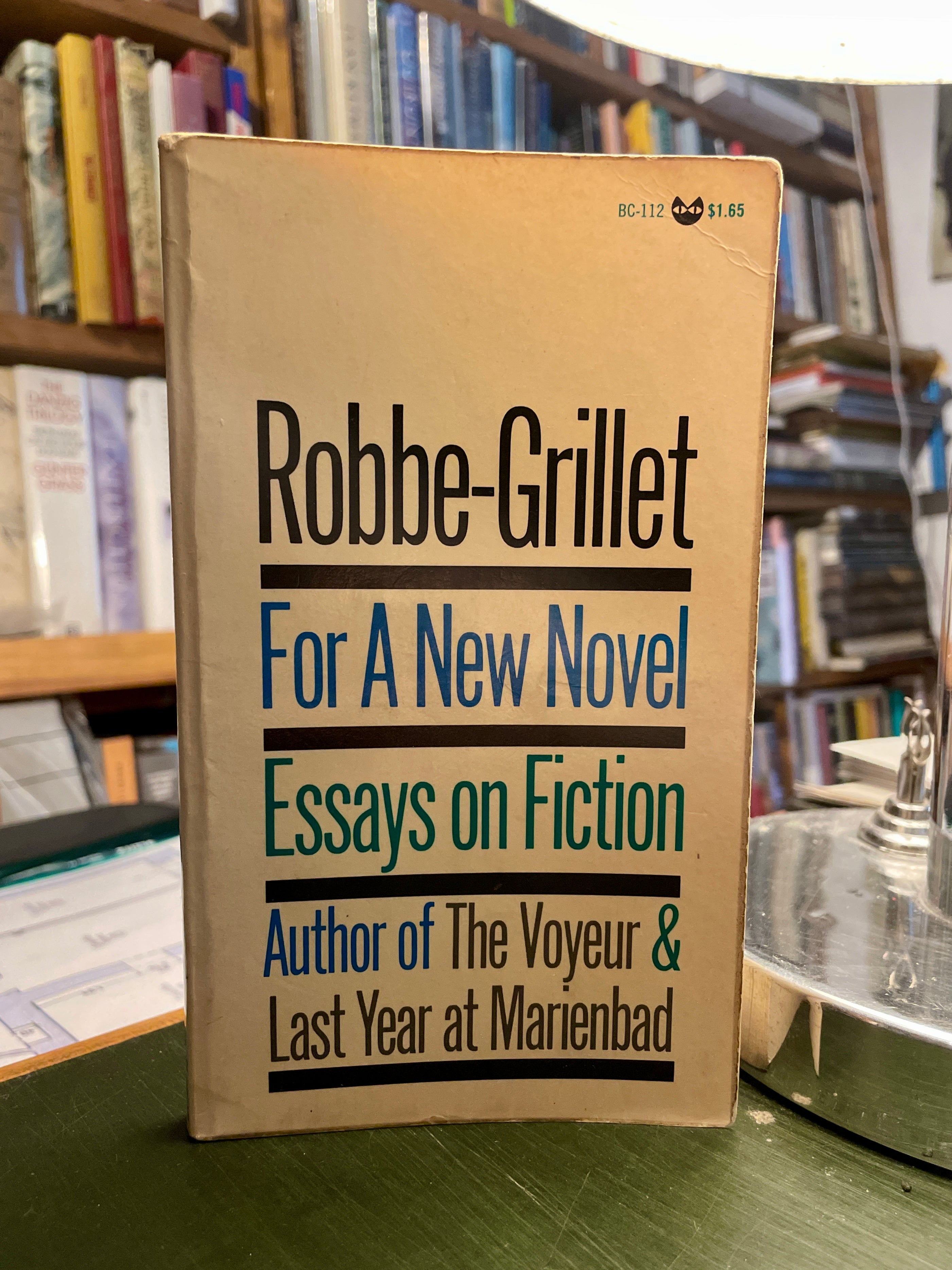 For a New Novel: Essays on Fiction