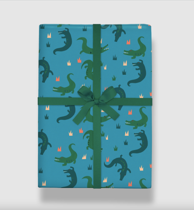 Gift Wrap: Crocodile