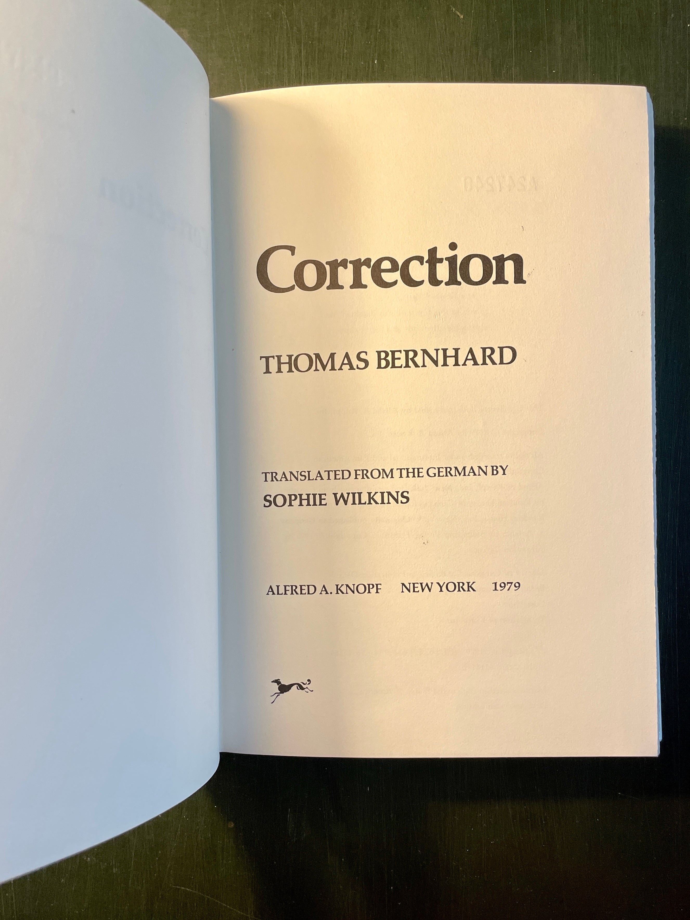Correction