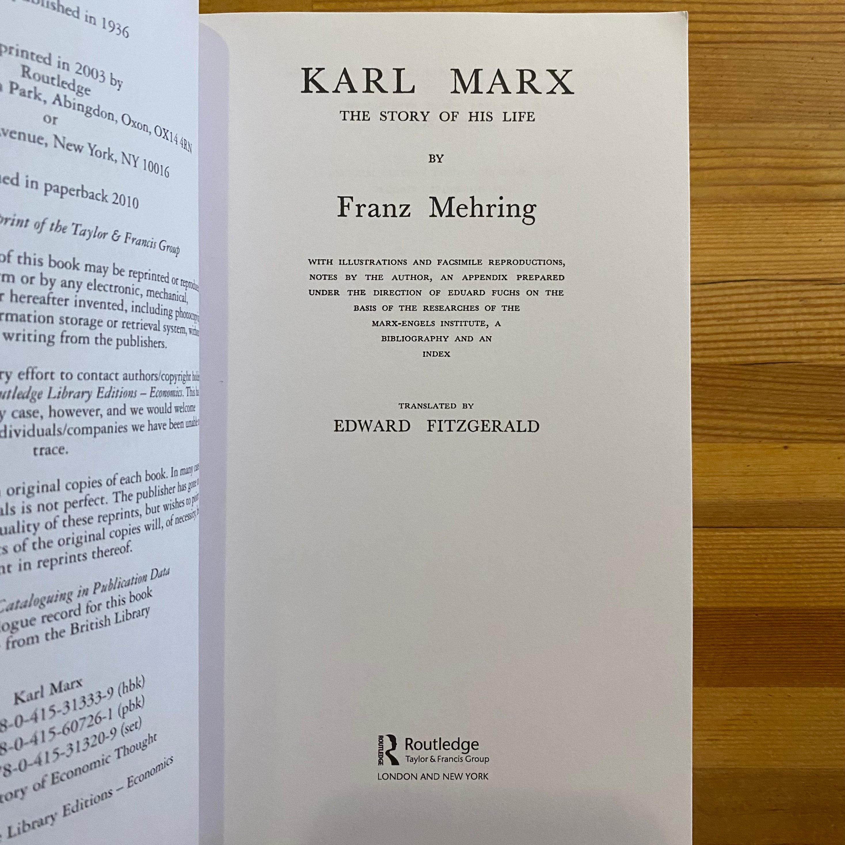 Karl Marx: The Story of His Life