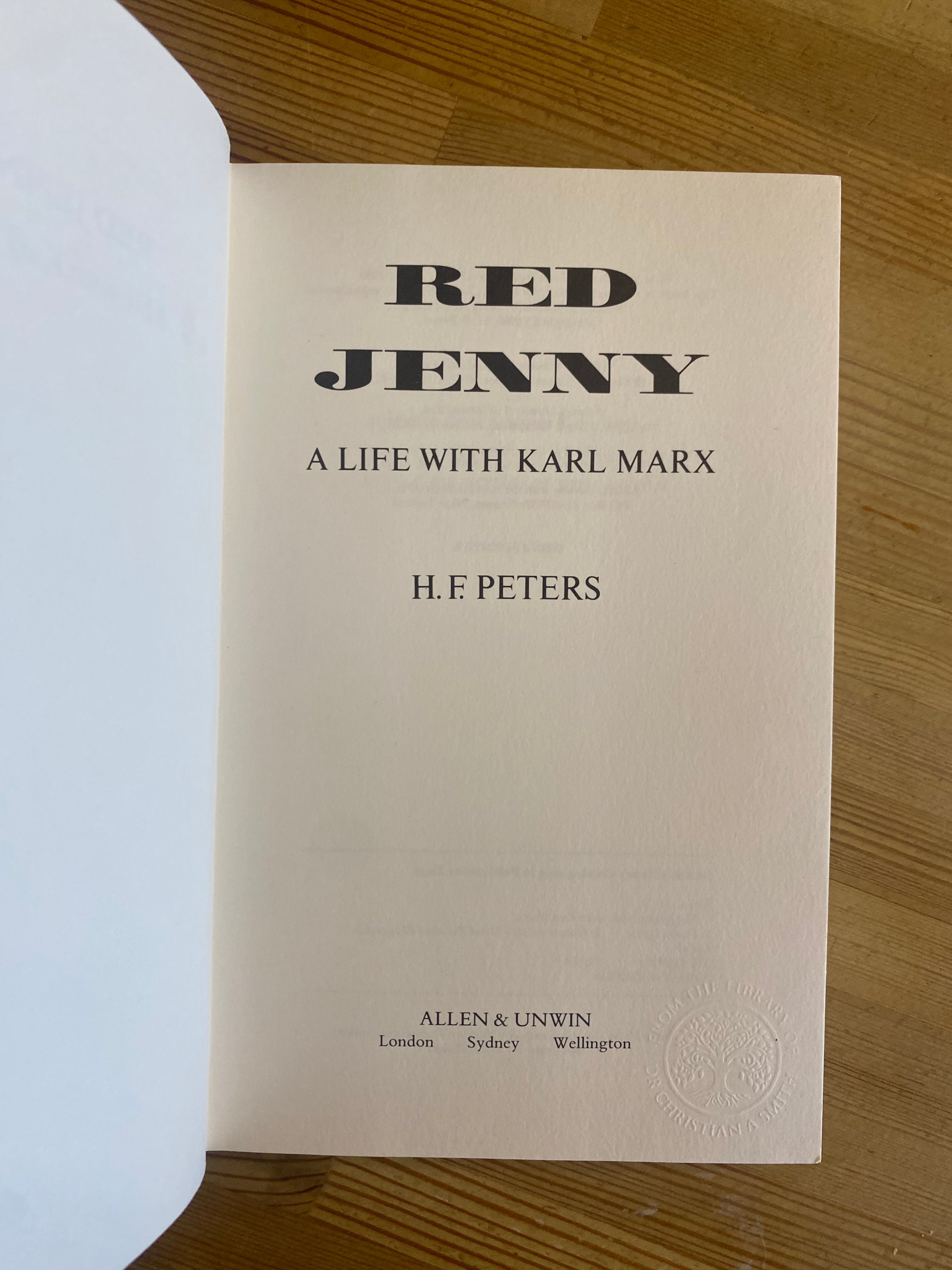 Red Jenny: A Life with Karl Marx