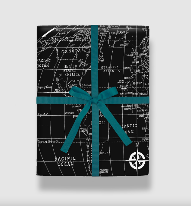 Gift Wrap: World Map