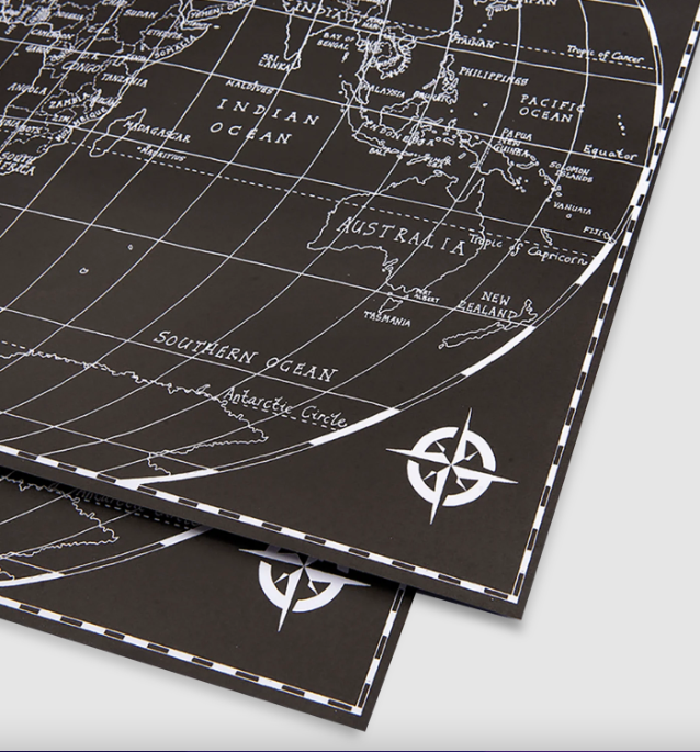 Gift Wrap: World Map