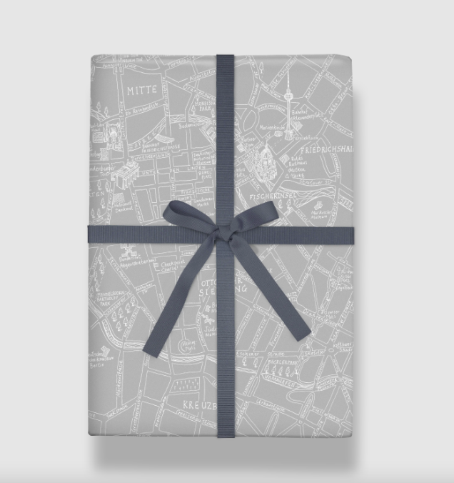 Gift Wrap: Map of Berlin