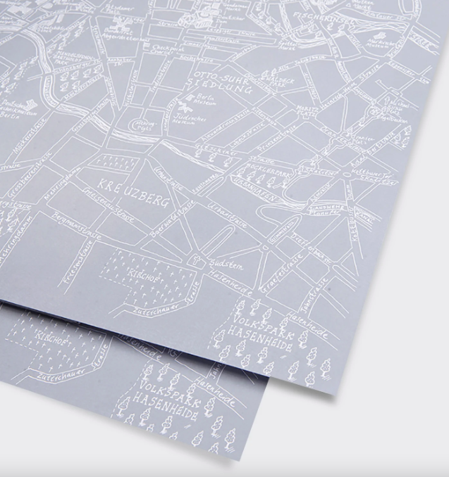 Gift Wrap: Map of Berlin