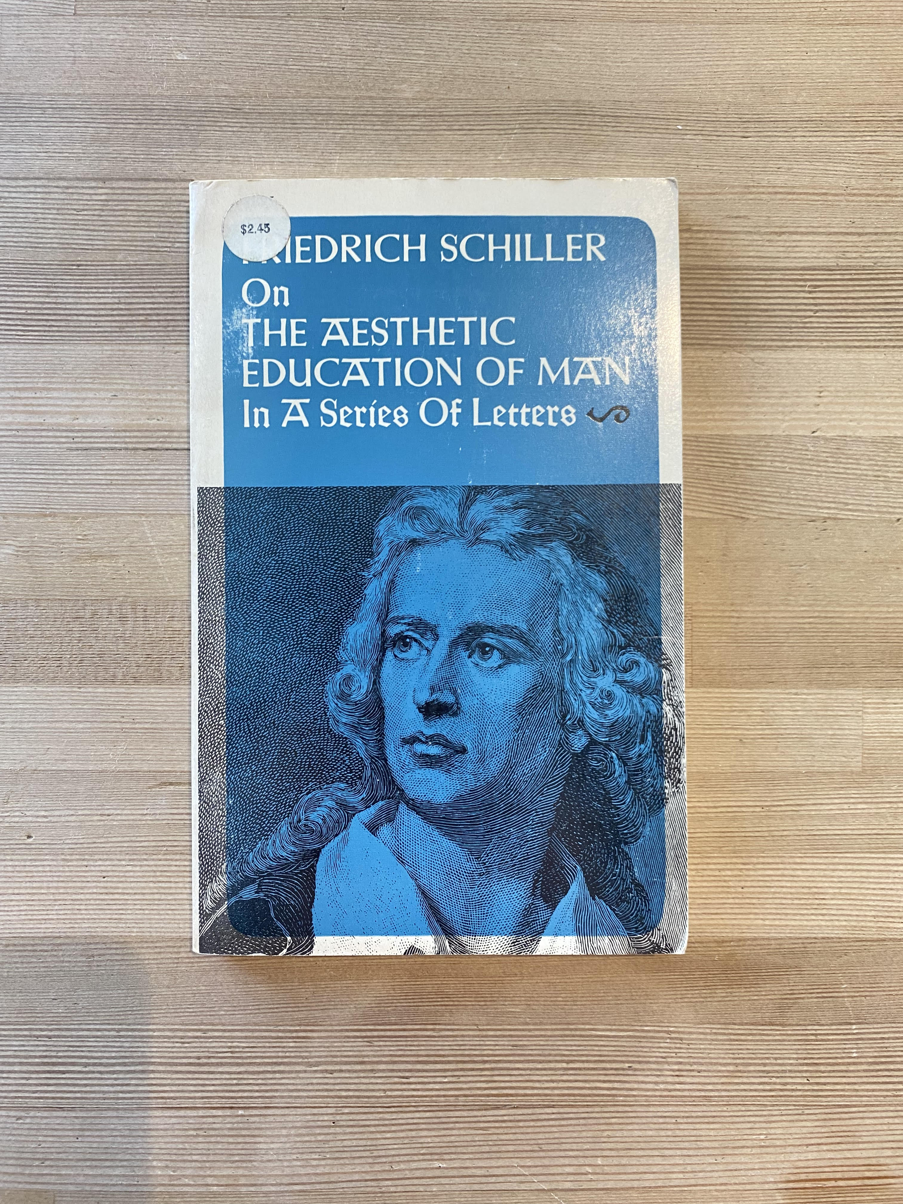 On The Aesthetic Education of Man in a Series of Letters