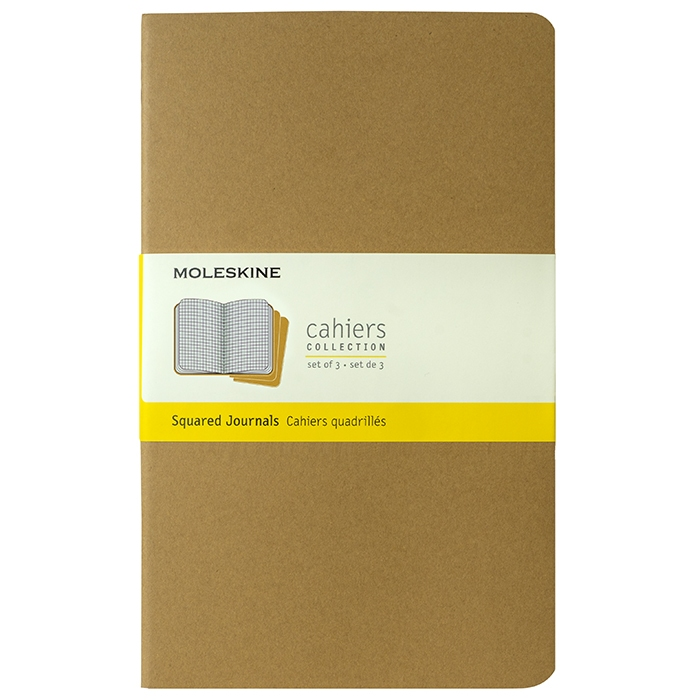 Moleskine Squared Cahier L Kraft Cover Shakespeare & Sons